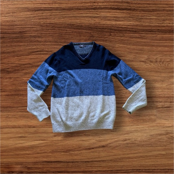 Vintage Cambridge Classics Mervyns Sweater Mens Large Knit korea Made gray - Picture 1 of 16